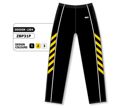 Athletic Knit Custom Sublimated Basketball Warm Up Pant Design 1304 (ZBP31-1304)